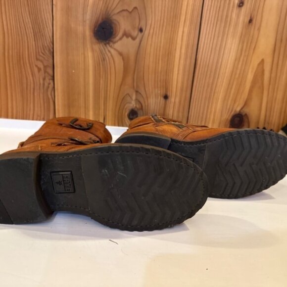 FRYE AND CO. Brown Combat Boots - Picture 7 of 7